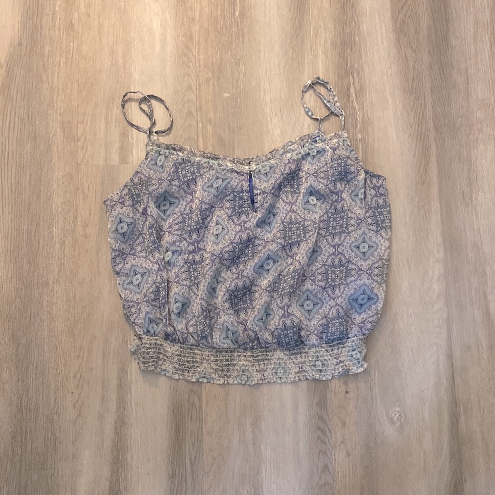 American eagle outfitters patterned blouse